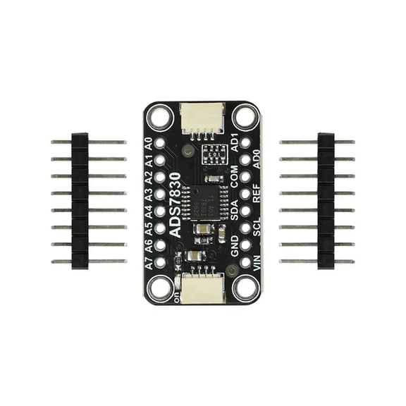 DC 2.7V-5.5V ADS7830 8-Bit ADC Analog-to-Digital Converter Module Compatible with Stemma Qt Qwiic Interface