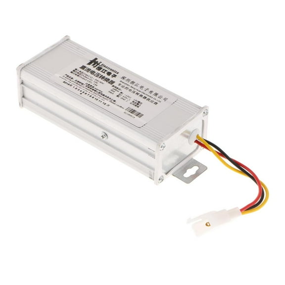 DC 24-60V to DC 12V 15A 180W Heavy Duty Power Supply Adapter Converter age Changer Reducer Regulator Car Truck Vehicle