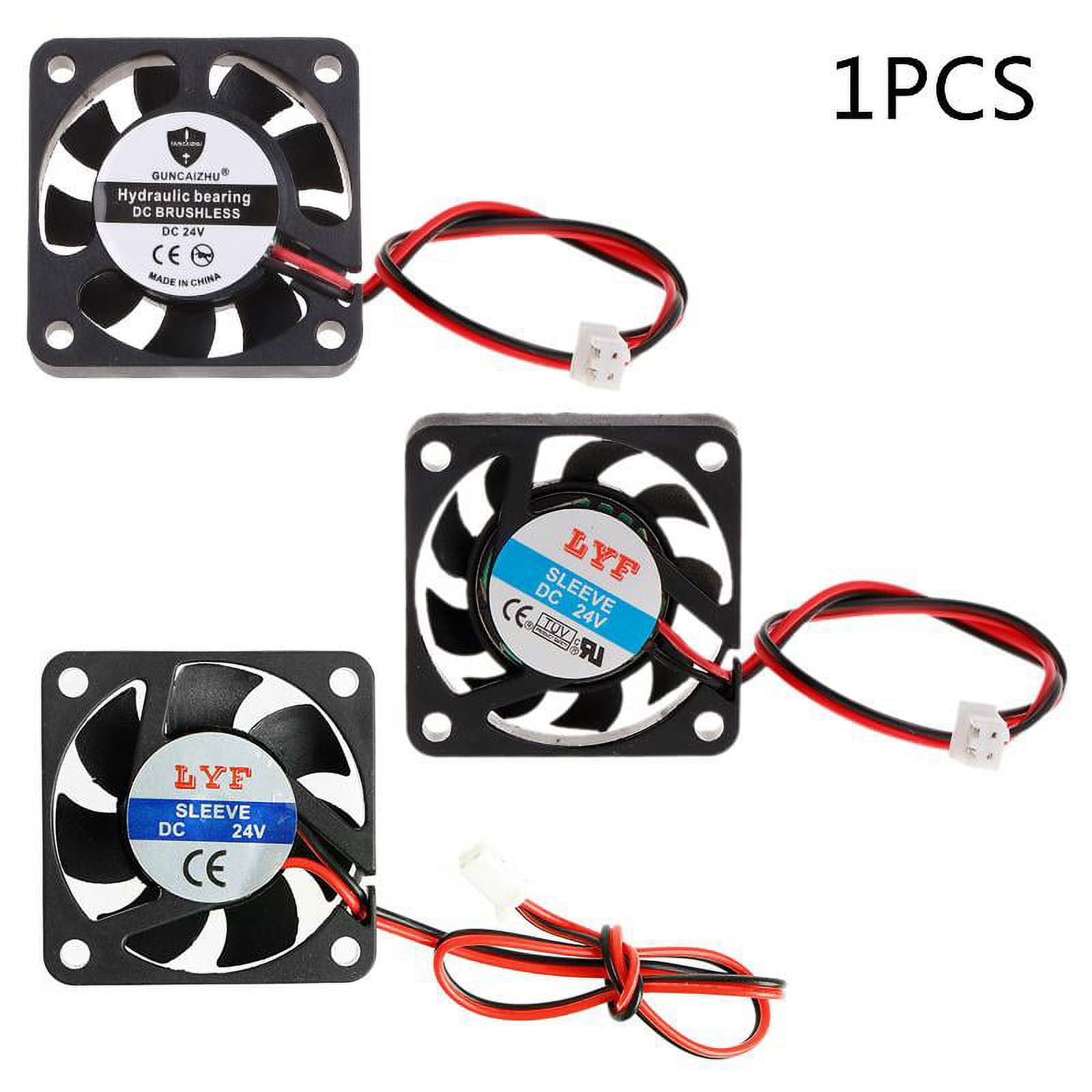 DC 24V 0.10A 2-Pin 40x40x10mm PC Computer CPU System Brushless Cooling ...