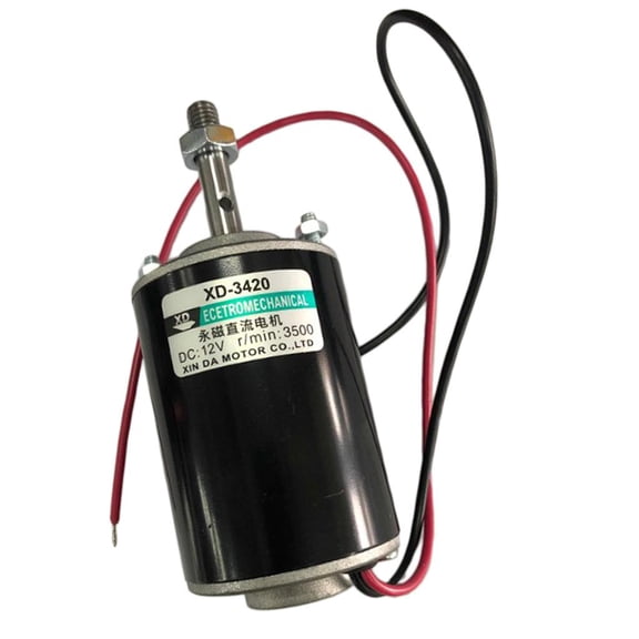 DC 24V 30W 6000RPM High CW/CCW Reversible Permanent Electric DC Motor for Grinding Machines, Cutting Machines, Electric Drills