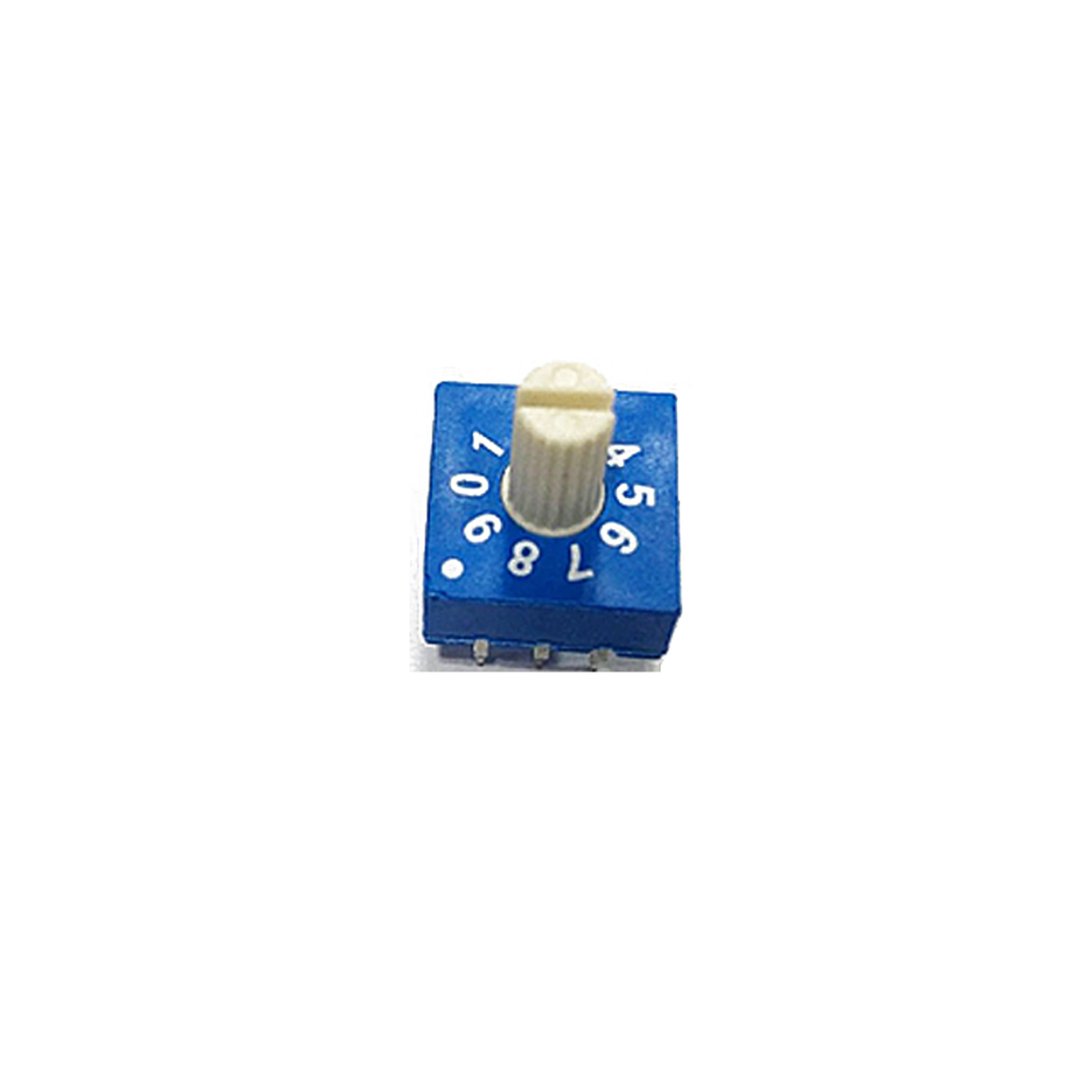 DC 24V Code Switch ERD110RS 10 bit 0-9 3:3 Rotary Encoder with Handle ...