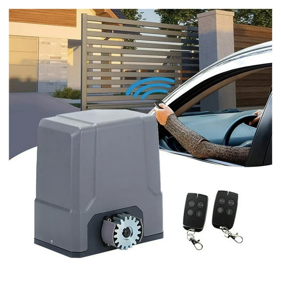 DC 24V Solar Powered Charged Kit Sliding Gate Motor Opener Automatic Door Operators 500KG/800KG With Battery