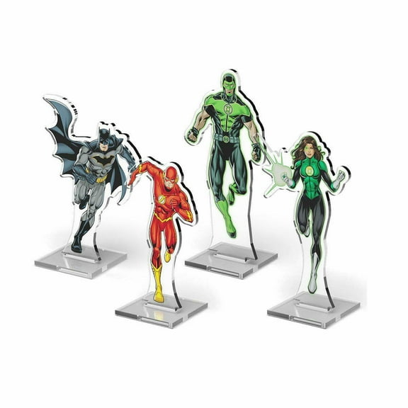 DC 2DZ Acrylic Standees Pack 1: Batman, The Flash, Simon Baz, Jessica Cruz