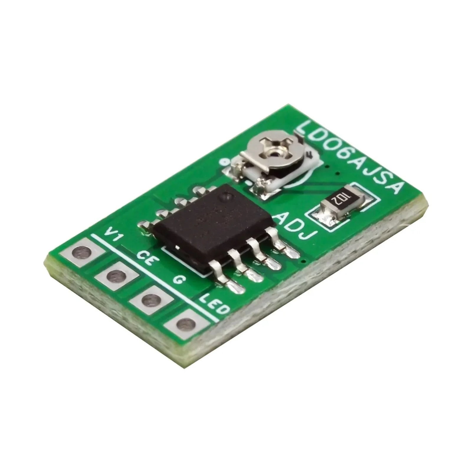 DC 3.3V 3.7V 5V LED Driver 30-1500MA Constant Current Adjustable Module ...