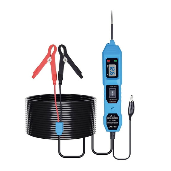 DC 3.5-36V Automotive Circuit Tester Digital Car Power Circuit Electrical Tester Probe Test Light Tools With LCD Voltage Display