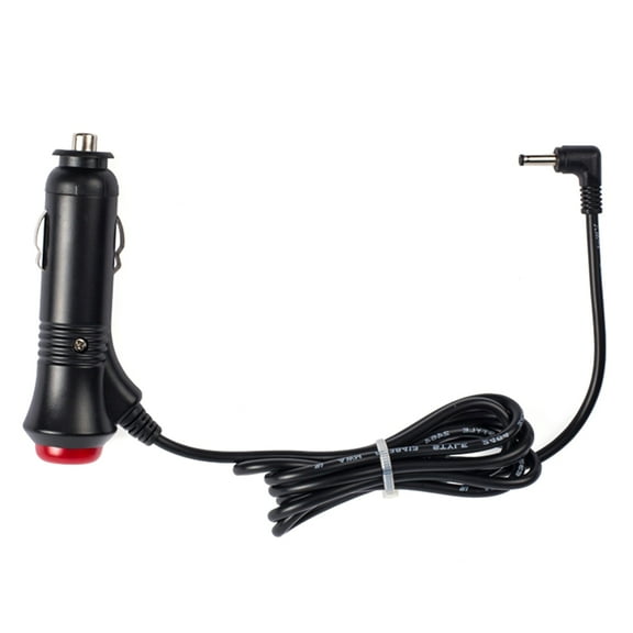 DC 3.5x1.35mm Car Charger Flexible Cigarette Lighter Male Plug Extension Cord