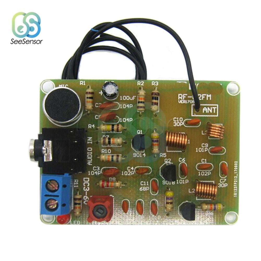 DC 36V FM Wireless Transmitter Module Kits 76108MHz Frequency