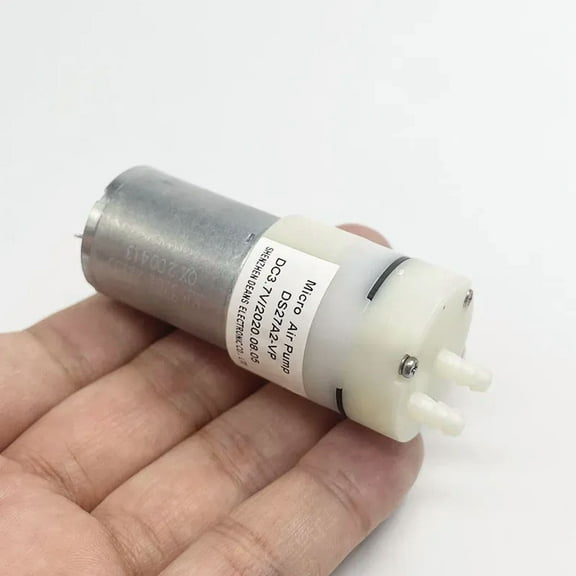 DC 3.7V Small Mini 370 Motor Diaphragm Air Vacuum Pump Negative Pressure Suction Pump DIY Breast Pump Inflator Aquarium