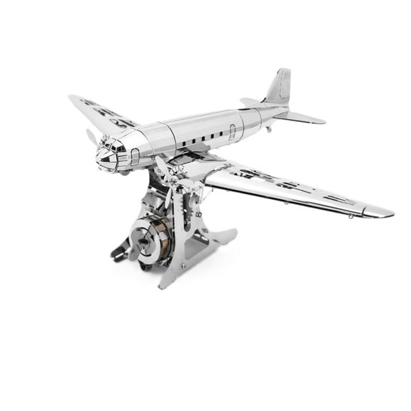 Douglas DC-3 Mechanical Airplane Model DIY Kit