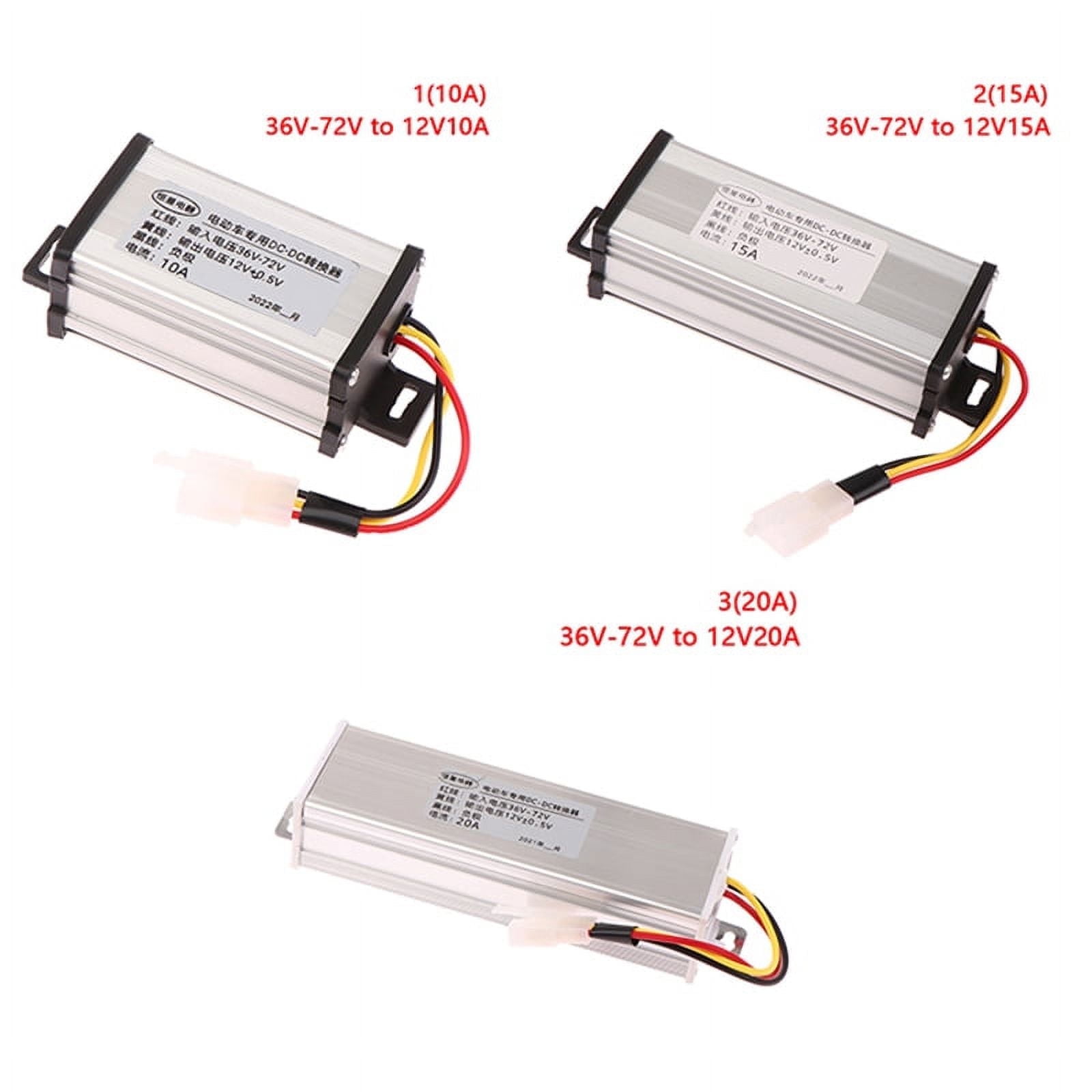 Heavy-Duty Waterproof DC Converter – 48V To 12V 25A 300W – For Trucks, Solar & More - View #3