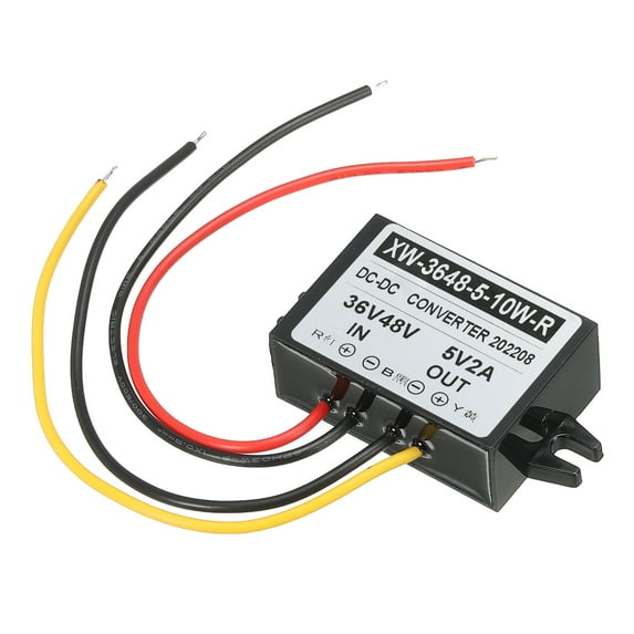 DC 36V 48V to DC 5V 2A 10W Power Converter Regulator Plastic for LED System
