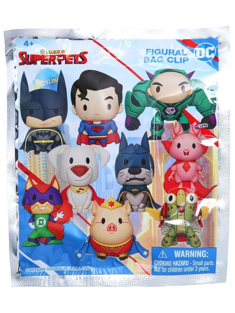 DC 3D Figural Foam Bag Clip League of Superpets Mystery Pack