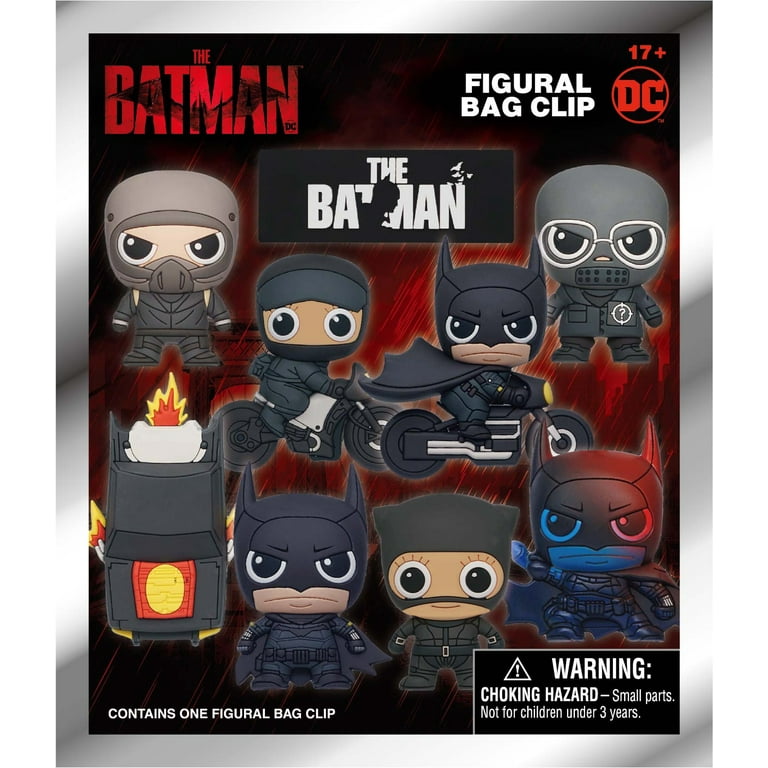The Batman Movie 3D Foam Bag Clip Random 6 Pack