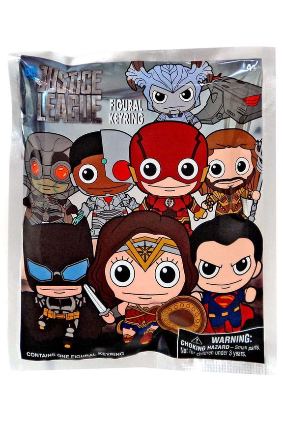 DC 3D Figural Keyring Justice League Movie Mystery Pack