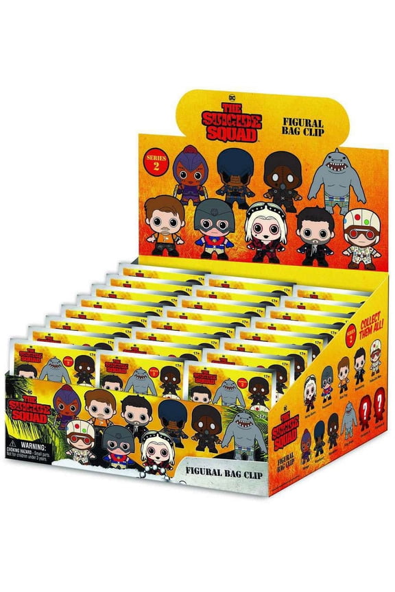 DC 3D Figural Keyring The Suicide Squad Series 1 Mystery Box (24 Packs)