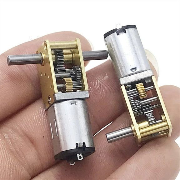 DC 3V 6V 12V Micro Gear Motor Slow Speed Metal Gearbox Reducer N20 Electric Motor 4 7 8 13 15 16 26 27 30 34 53 60 63 - 381RPM ,Low Noise - DC3V 4RPM_SINGLE AXIS