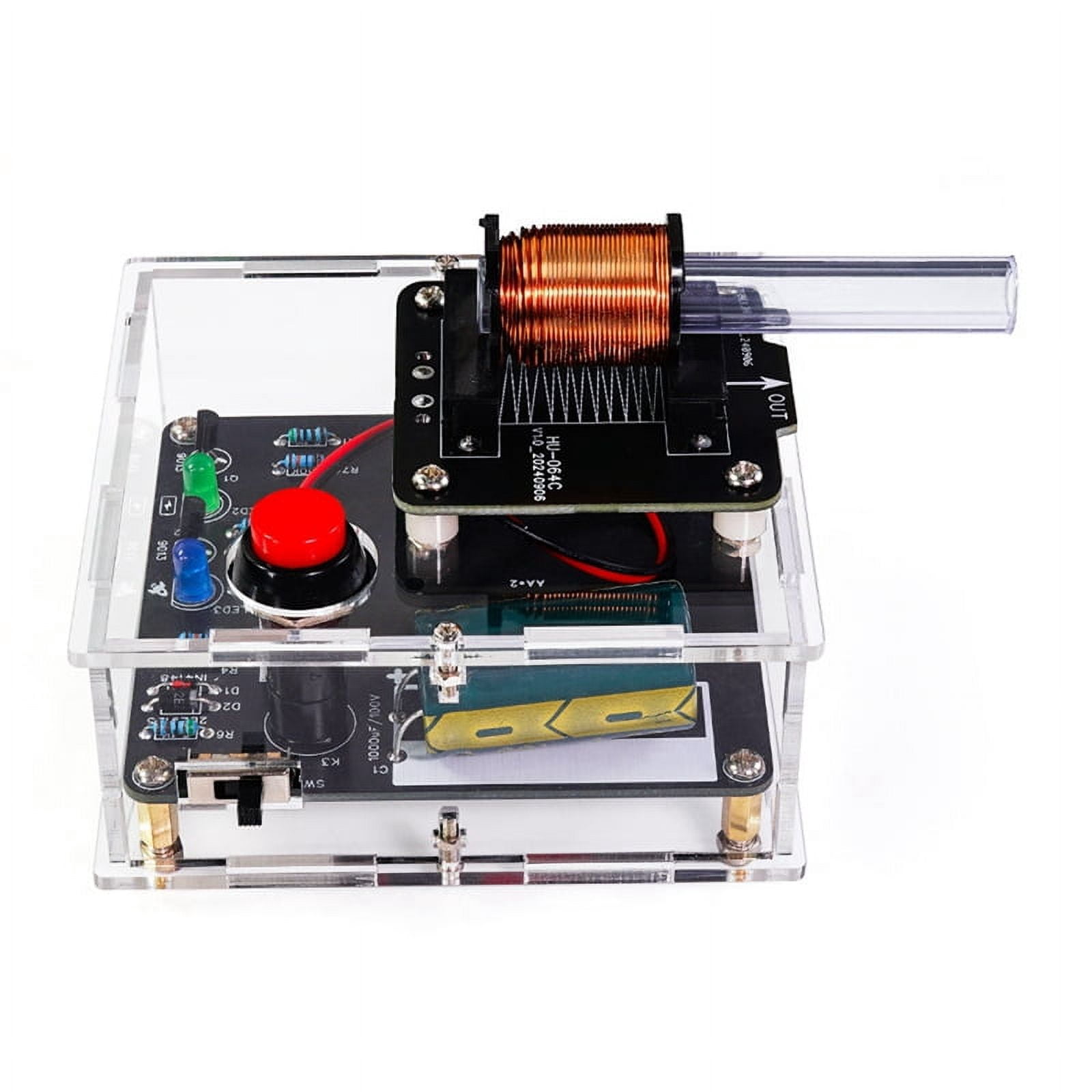 DC 3V Electromagnetic Transmitter DIY Electronic Kit, High-Voltage ...
