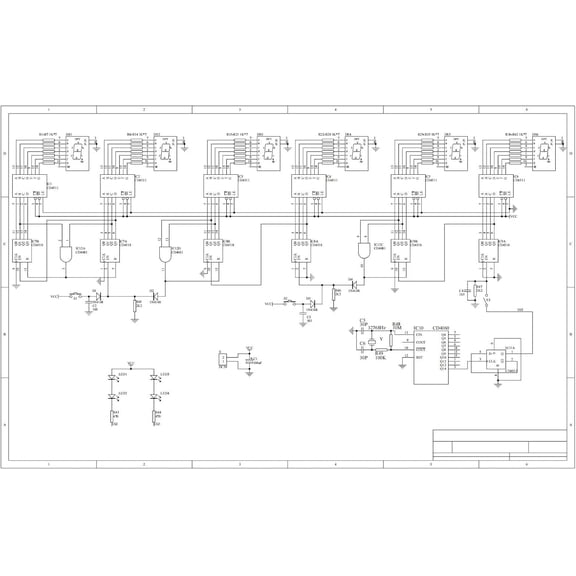 DC 4.5V-5.5V 6-bit Digital Circuit Clock kit, Electronic Clock Teaching and Practical Training, Welding and DIY Parts Production