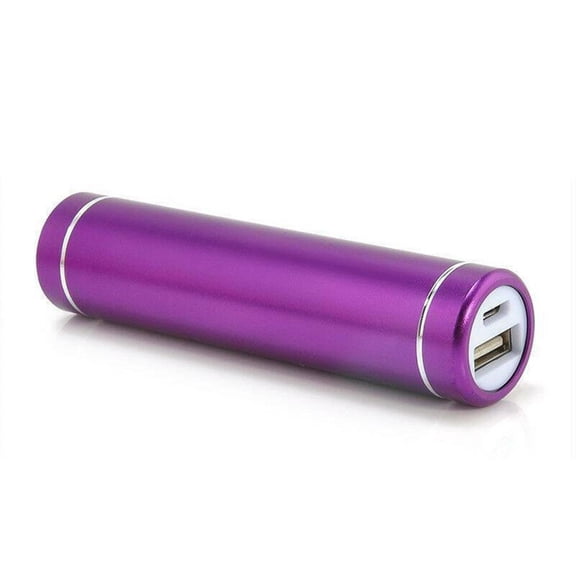DC 5A Battery Storage Box Mobile Power Supply Case Power Bank Box Battery Charging Kit, Purple