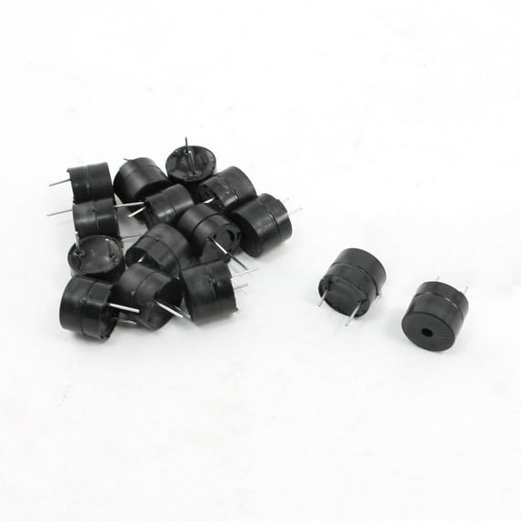 DC 5V 85dB Industrial Black Active Electronic Buzzer 15pcs