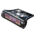 thumbnail image 1 of DC 5V Electronics With Date 1pc Car Digital Clock LCD Display Solar TPMS Look, 1 of 8