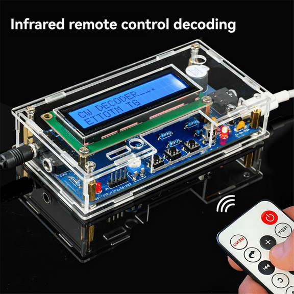 DC 5V Morse Code Infrared Decoder Electronic DIY Kit Science Experiment Fun Circuit Boar ywm58