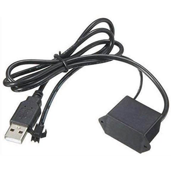 DC 5V Portable USB El Wire Neon Strip Light Driver EL Tape Controller EL Panel Driver Unit Inverter(DC-5V)