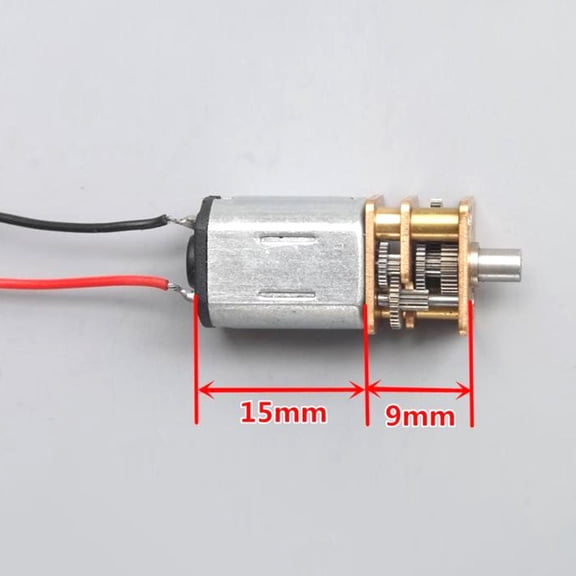 DC 5V Slow Speed Full Metal Gearbox Gear Reducer Electric Motor DIY