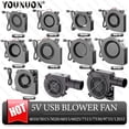 thumbnail image 1 of DC 5V USB 5015 7515 7530 Blower Cooling Fan Brushless Motor Case Fan Blower Fan Humidifier Fan Induction Cooker Fan, 1 of 10