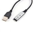 thumbnail image 1 of DC 5V USB LED RGB Controller 3Key 4Pin Remote Controller For LED Strip Light, 1 of 7