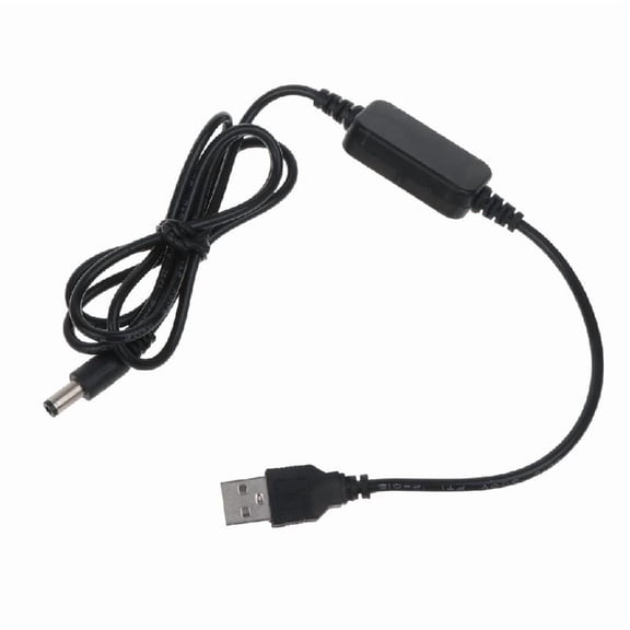 DC 5V to DC 12V USB Voltage Step Up Converter Cable Boost Chargers USB Power Charge & Sync Cable Cord