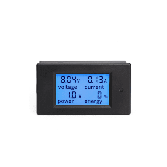 DC 6.5-100V 0-20A LCD Display Digital Current Voltage Power Energy Meter Multimeter Ammeter Voltmeter with 20A Current Shunt