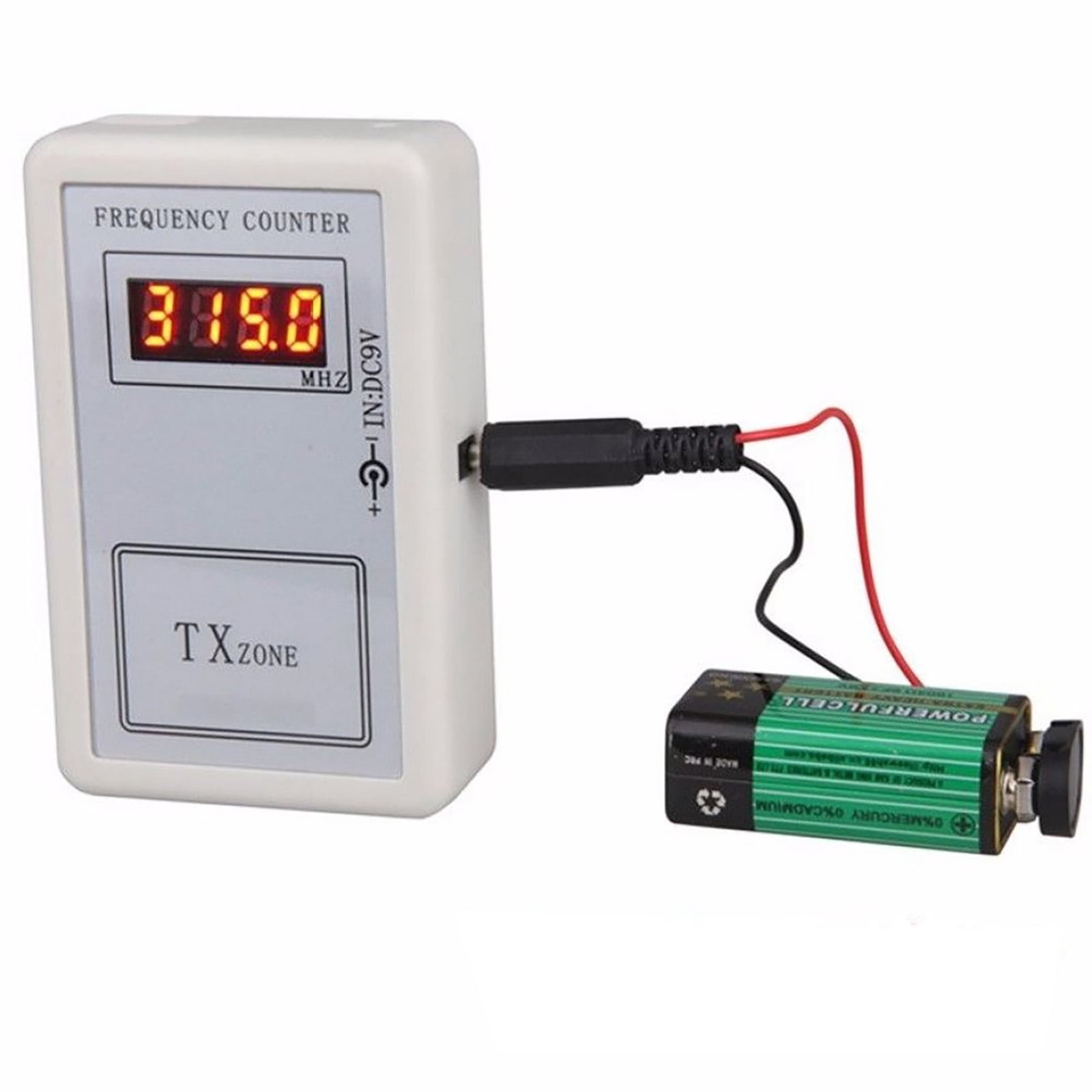 DC 7.5-10 V Frequency Detector Tester Counter With Power Cable for Auto ...
