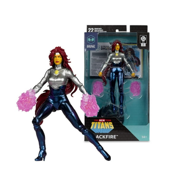 Blackfire (DC Direct: The New Teen Titans) 7" Action Figure w/ Digital Collectible - McFarlane Toys