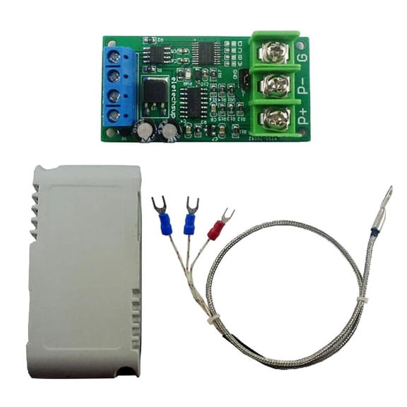 DC 8-25V PT100 Thermal Resistance to Temperature Converter RS485 Modbus RTU RTD Sensor Module Kit PTA9B01