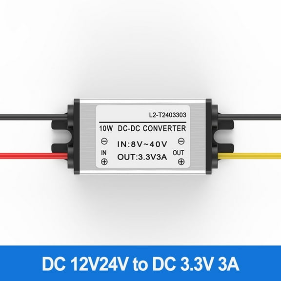 DC 8-40V to 3V-9V 3A Voltage Converter Step-Down Transformer Converter Aluminium