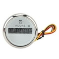 DC 9?32V 52MM Boat Round Digital Hour Meter High Precise Hourmeter