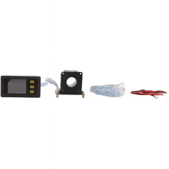 DC 90V 500A Digital Voltmeter Ammeter Voltage Current KWh Watt Meter 12V 24V 48V 72V Battery Capacity Power Monitoring