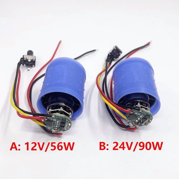DC 9V 12V 24V 100000RPM 56W/90W high Speed BLDC 3-Phase Brushless Motor Equipped with Driver For Electric Hair Dryer Ducted Fan