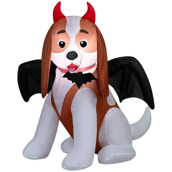 Devil Dog Airblown Yard Inflatable, Multicolor, 3', Halloween by Way To Celebrate