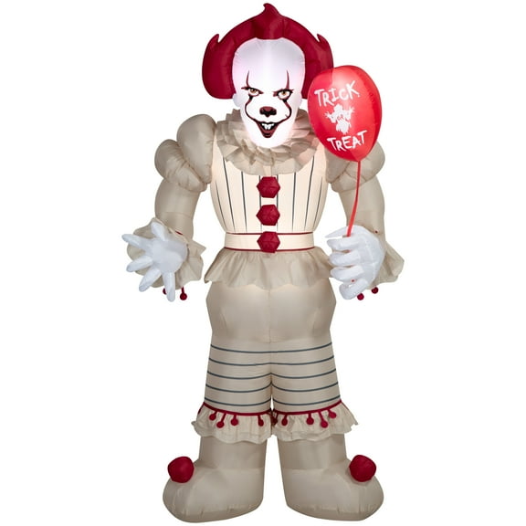 Halloween Airblown Yard Inflatables Pennywise 48.42 in x 29.92 in x 96.06 in 6.06 lb