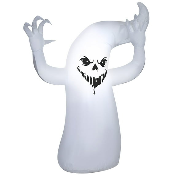 Scary Ghost Airblown Yard Inflatable, Multicolor, 4', Halloween by Way To Celebrate