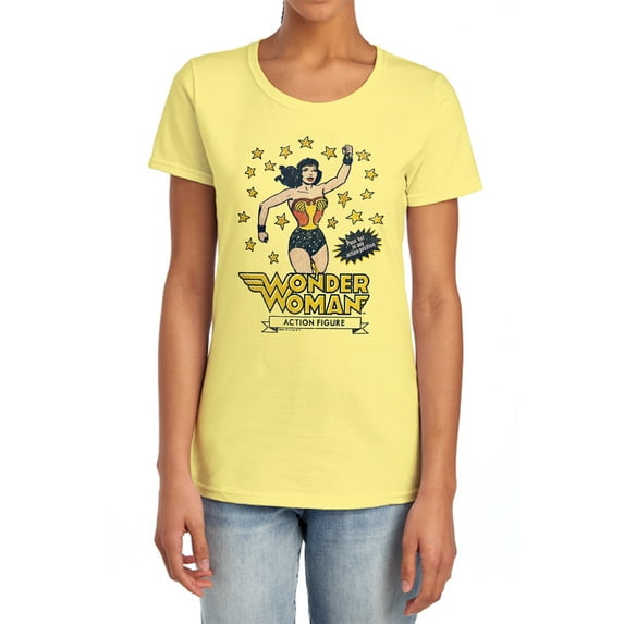DC Action Figure Women's T Shirt, Banana, Small