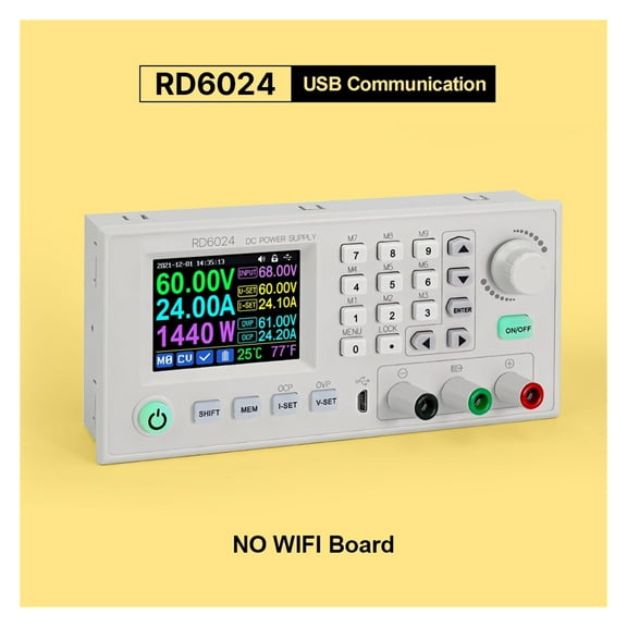 DC Adjustable Step Down Voltage Bench Power Supply Buck Converter & Regulated Switching Adjustable Variable Coarse And Fine Adjustments Voltage Regulator ,Low-loss