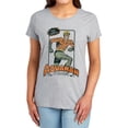 thumbnail image 1 of DC Am Action Figure Women's T Shirt, Athletic Heather, Small, 1 of 6