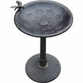 thumbnail image 1 of DC America Cast Stone Lotus Bird Bath with Bird, Bronze, 1 of 1