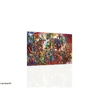DC And Marvel Band Together - CANVAS OR PRINT WALL ART