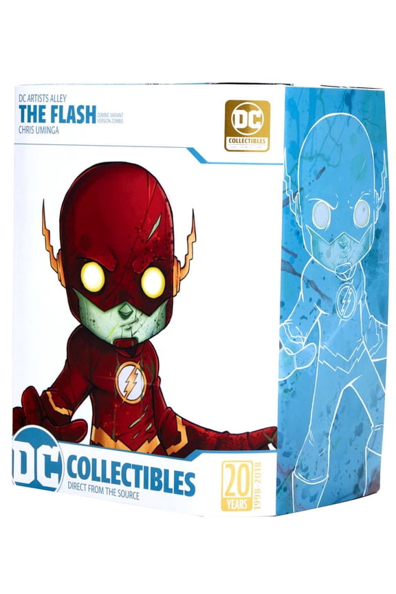DC Artist Alley The Flash PVC Collector Statue (Chris Uminga, Zombie Variant)