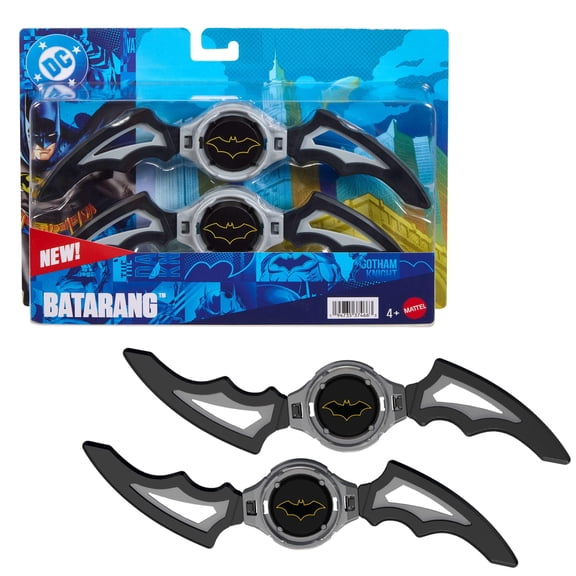 DC Premier Batlink Batarang Role Play Toy, Iconic Batman Boomerang Weapon 8 Inches Wide