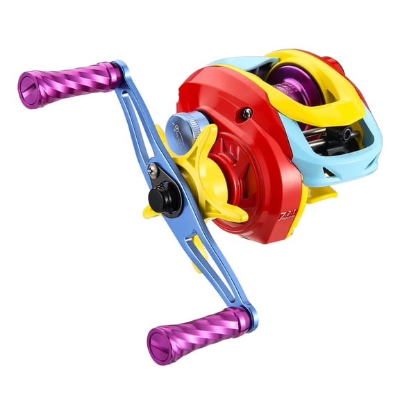 DC Baitcaster Reel, 3 Modes Digital Control Trolling Reel, 5.47oz Ultralight Baitcasting Reels, Max Drag 11LB, 7.2:1, 5+1BB, Freshwater Saltwater Fishing Reels